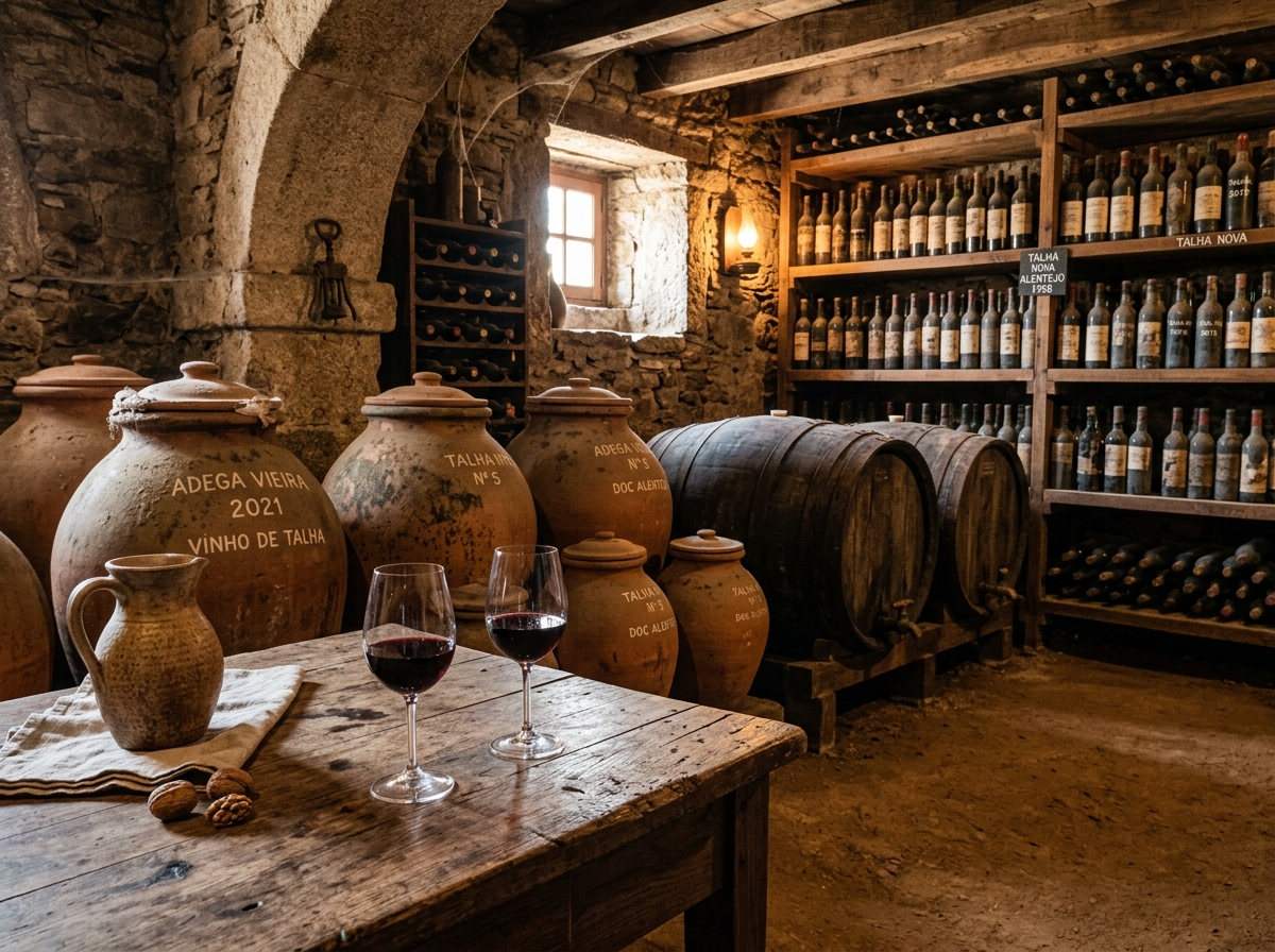 Vinho de Talha em Ânforas de Barro
